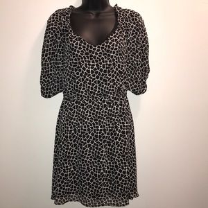 BEE STITCHED Animal Print Dress~NWT~sz S~